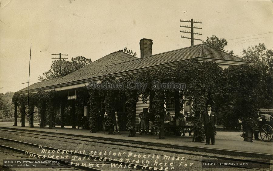 Postcard: Montserrat Station, Beverly, Massachusetts